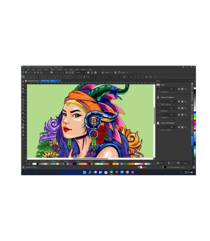 CorelDRAW Graphics Suite 2022 Professional graphic design – MAC - Image 3