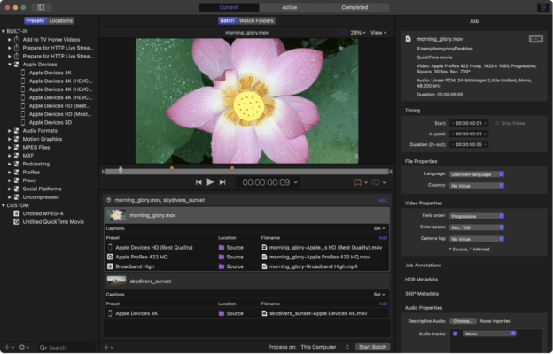 Compressor 4.5 – Transcodes media files into a variety of formats For MAC 2 04d7ecbafbcb937ecc82124fc6569f00