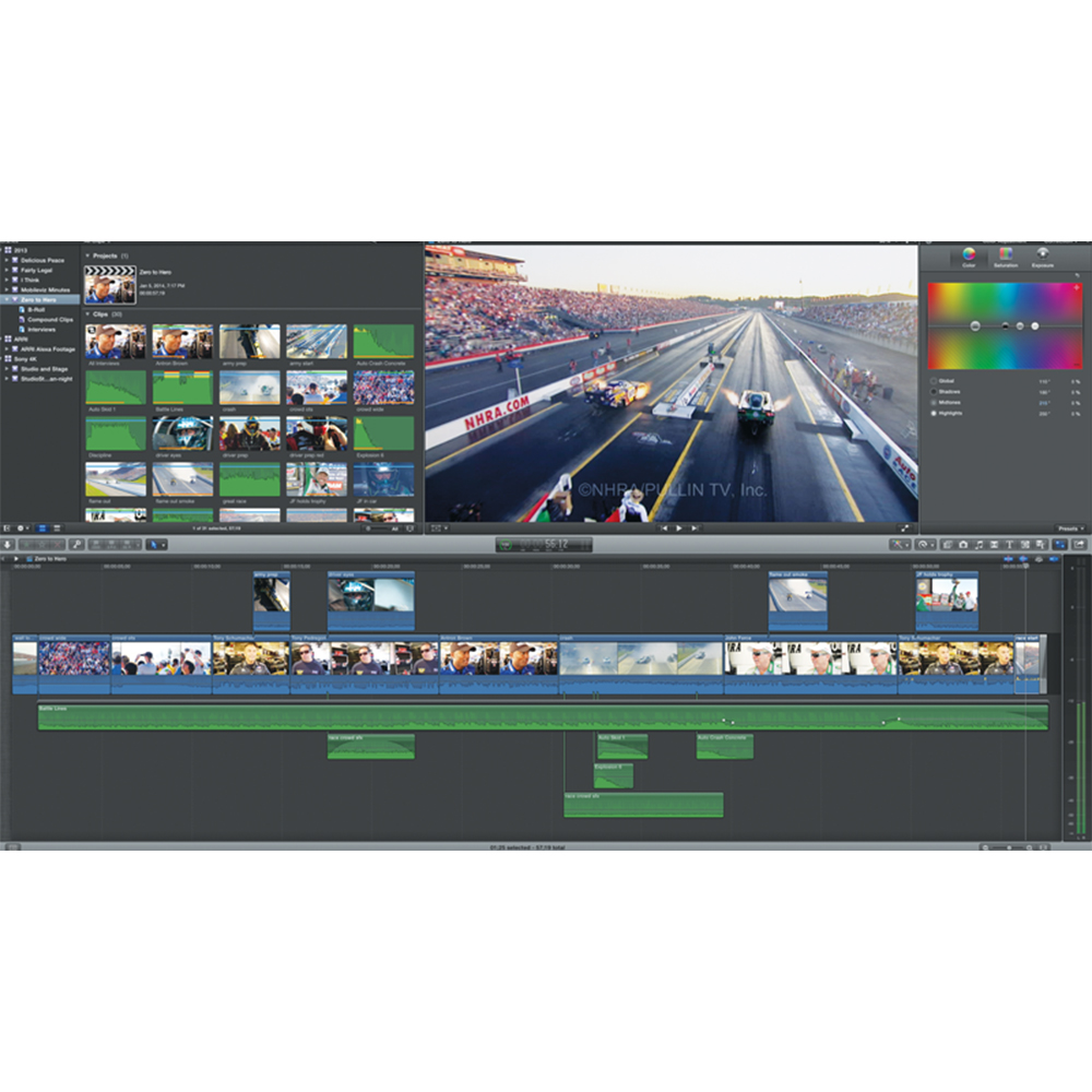 Final Cut Pro X – Editing, audio, motion graphics, and delivery – For MAC