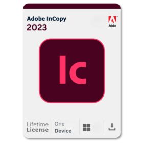 Adobe InCopy 2023 Full version lifetime activation for Windows