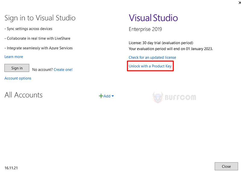 Microsoft Visual Studio Enterprise 2019