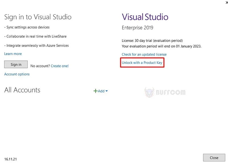 Microsoft Visual Studio Enterprise 2019