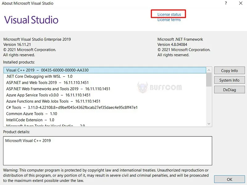 Microsoft Visual Studio Enterprise 2019
