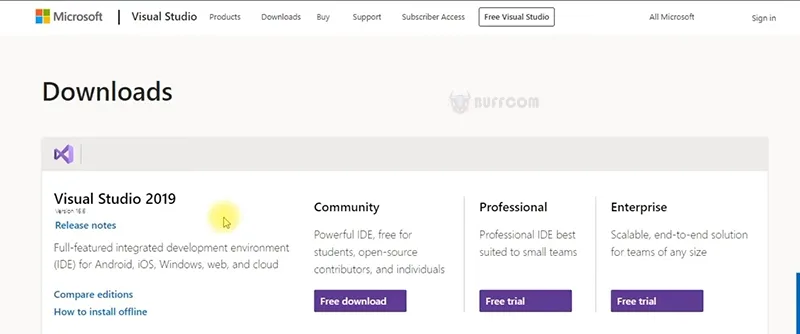 Microsoft Visual Studio Enterprise 2019