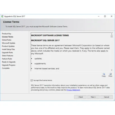 Microsoft SQL Server 2017 Standard License 1 1 1