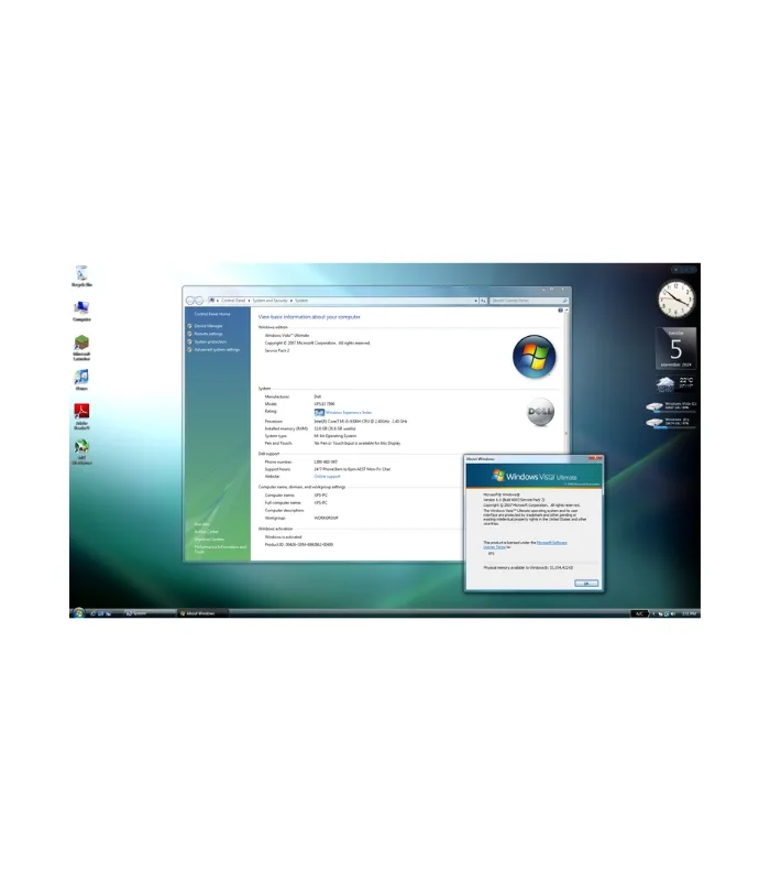 Microsoft Windows Vista Ultimate Lifetime License Key 1