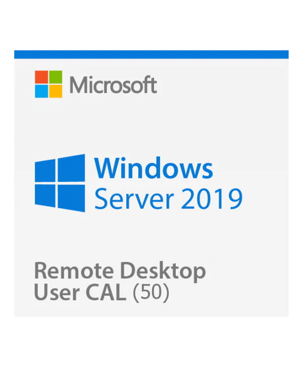 Microsoft Windows Server 2019 50 user CALs Lifetime License Key