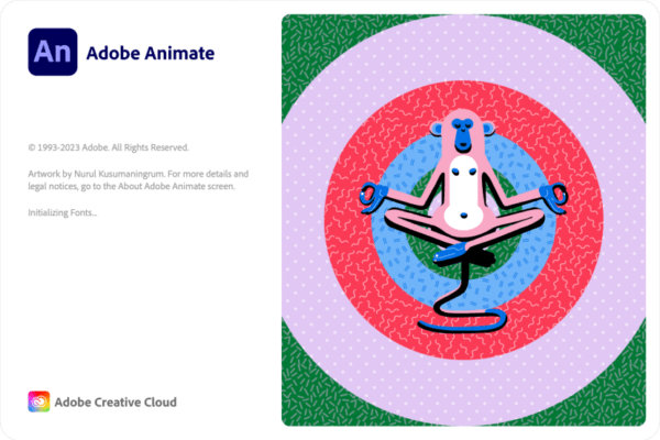 Adobe Animate 2024 Lifetime Activation for Windows 2 Adobe Animate 2024 1 1