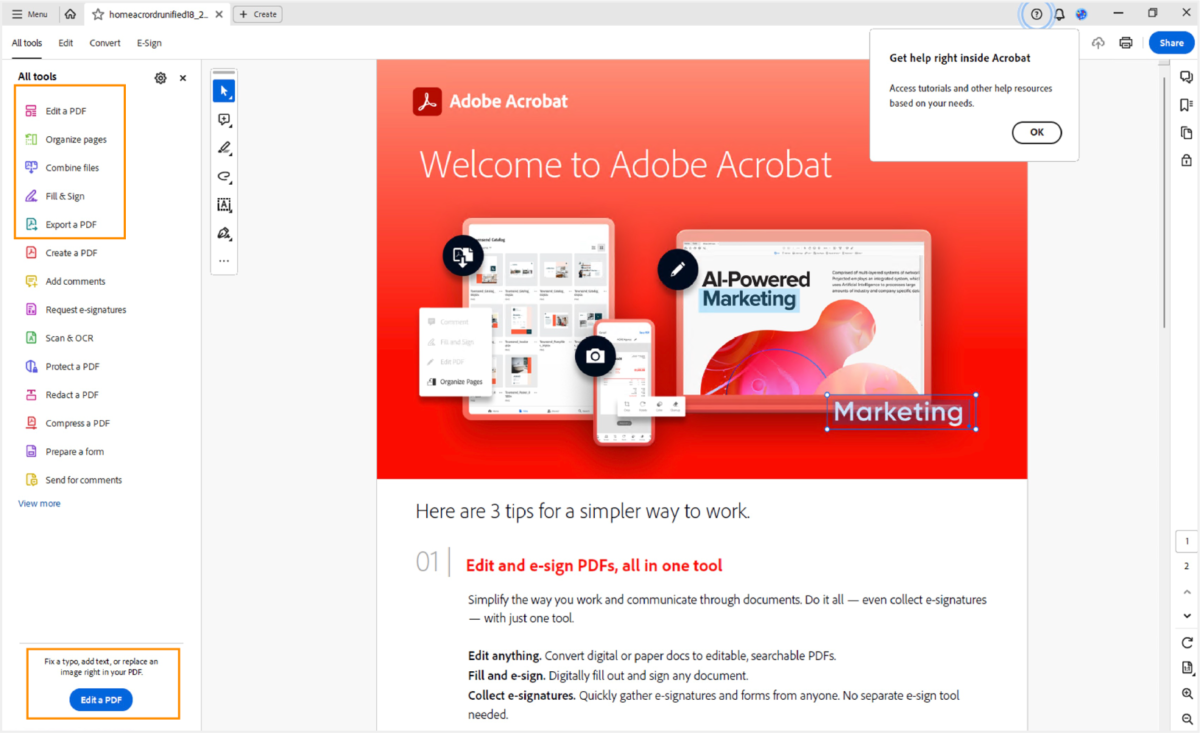 Adobe Acrobat Pro DC 2023 Full Version For MAC