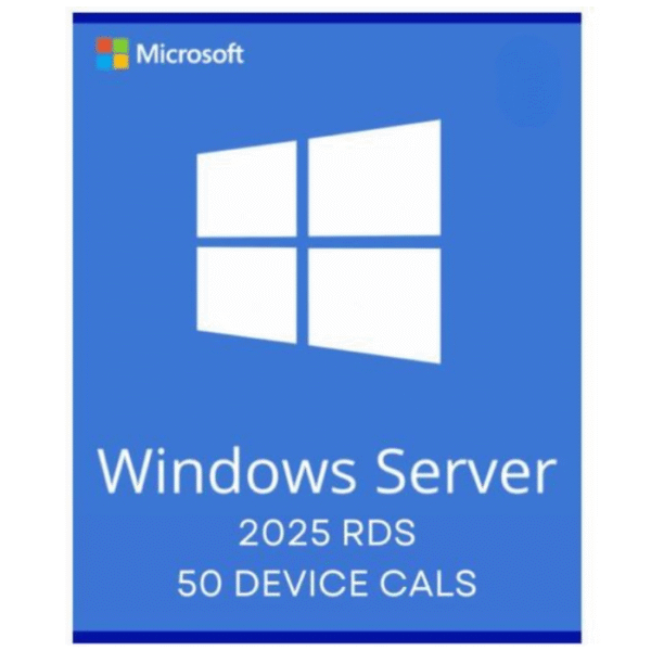 Microsoft Windows Server 2025 50 Device CALs Lifetime License Key