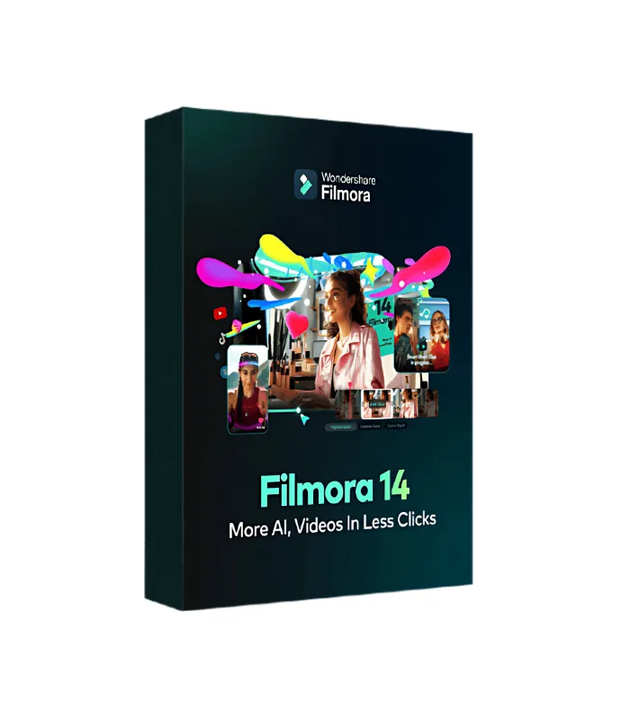 Wondershare Filmora 14 Video Editor 1 Device 1 Year License
