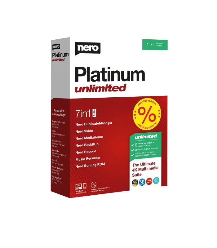 Nero Platinum 365 1 PC 1 Year License